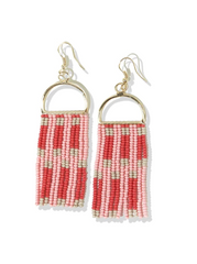 Ink & Alloy Fringe Stripe Earrings