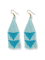 Ink & Alloy Light Blue Earrings