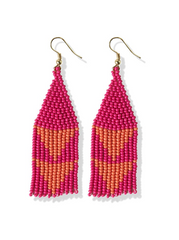 Ink & Alloy Hot Pink Earrings
