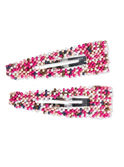 Ink & Alloy Pink Snap Clip