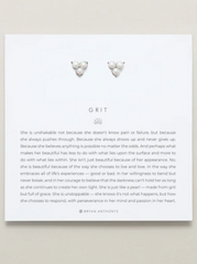 Grit 3 Pearl Silver Stud