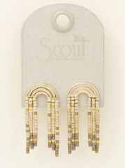 Pewter Thread Earring