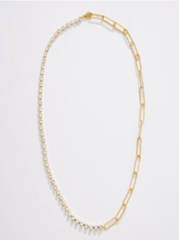 Gold Chain Link Necklace