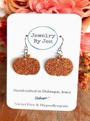Mini Pumpkin Earrings