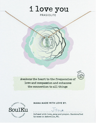 Love You Prasiolite Necklace