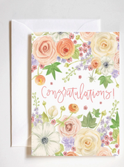 Floral Congrats Card