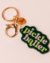 Pickleballer Keychain