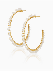 Pearl Hoops