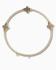 Latte Cross Bangle
