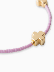 Lavender Cross Bangle