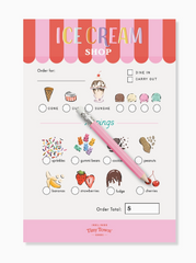 Ice Cream Shop Notepad