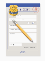 Police Ticket Notepad