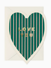 Love You Heart Card