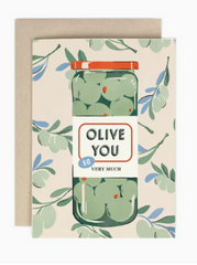 Olive You Card