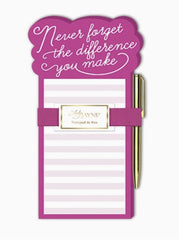 Make a Difference Notepad with Pen