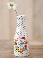 Natural Life Ceramic Bud Vase