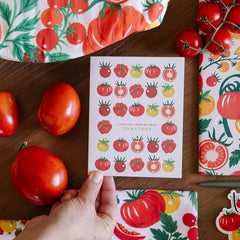 Love You From My Head Tomatoes Card