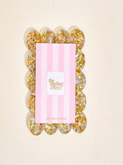 Mini Picture Magnet–Gold Glitter