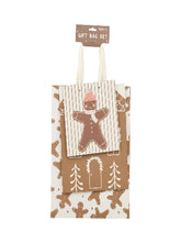 Gingerbread Christmas Gift Bag Set