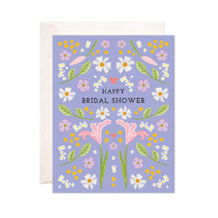Lilac Bridal Card
