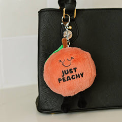 Plush Bag Charm Just Peachy