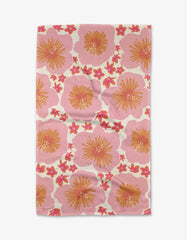 Hibiscus Sunset Tea Towel