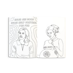 Friends Fan Coloring Book