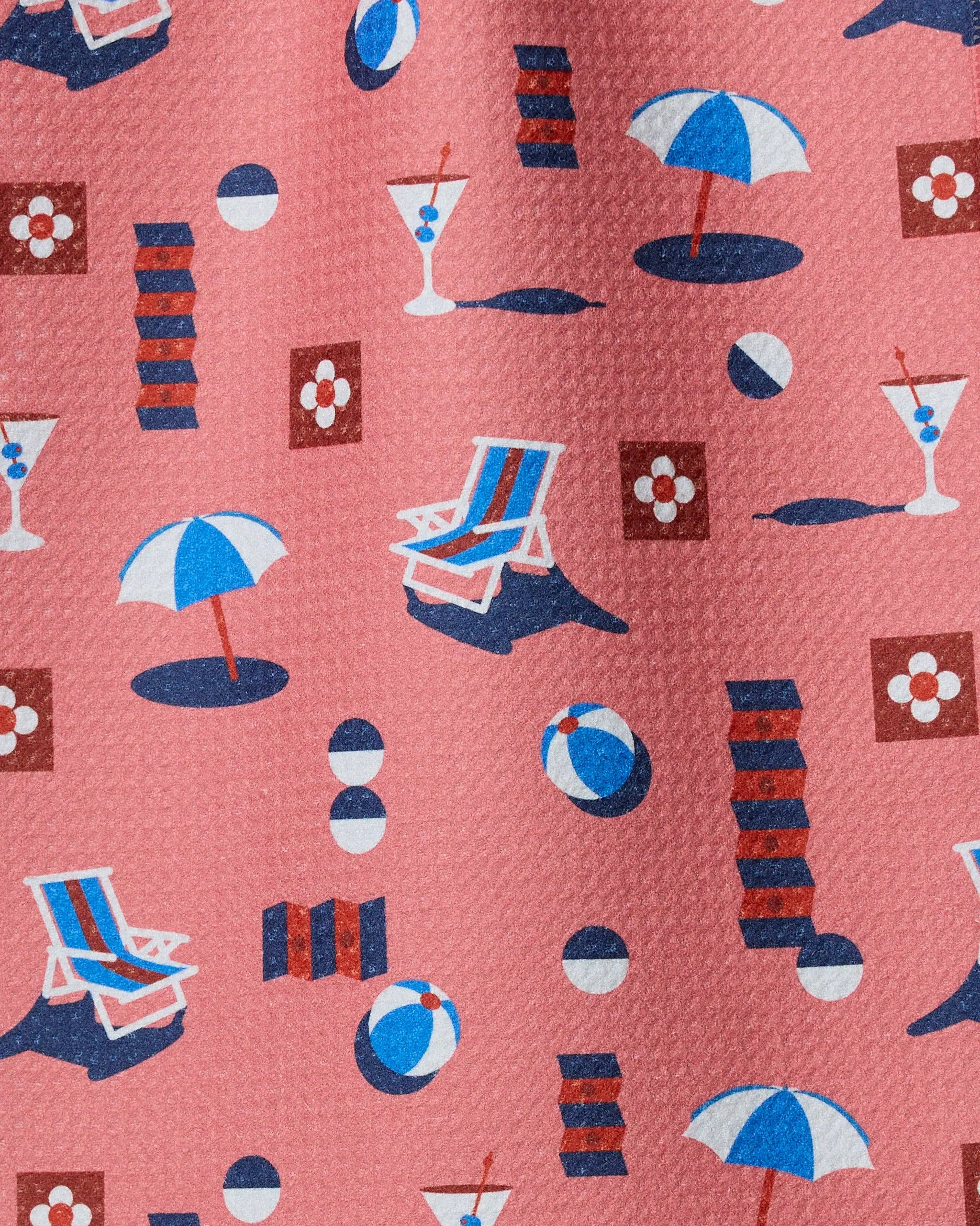 Geo Beach Day Bar Towel