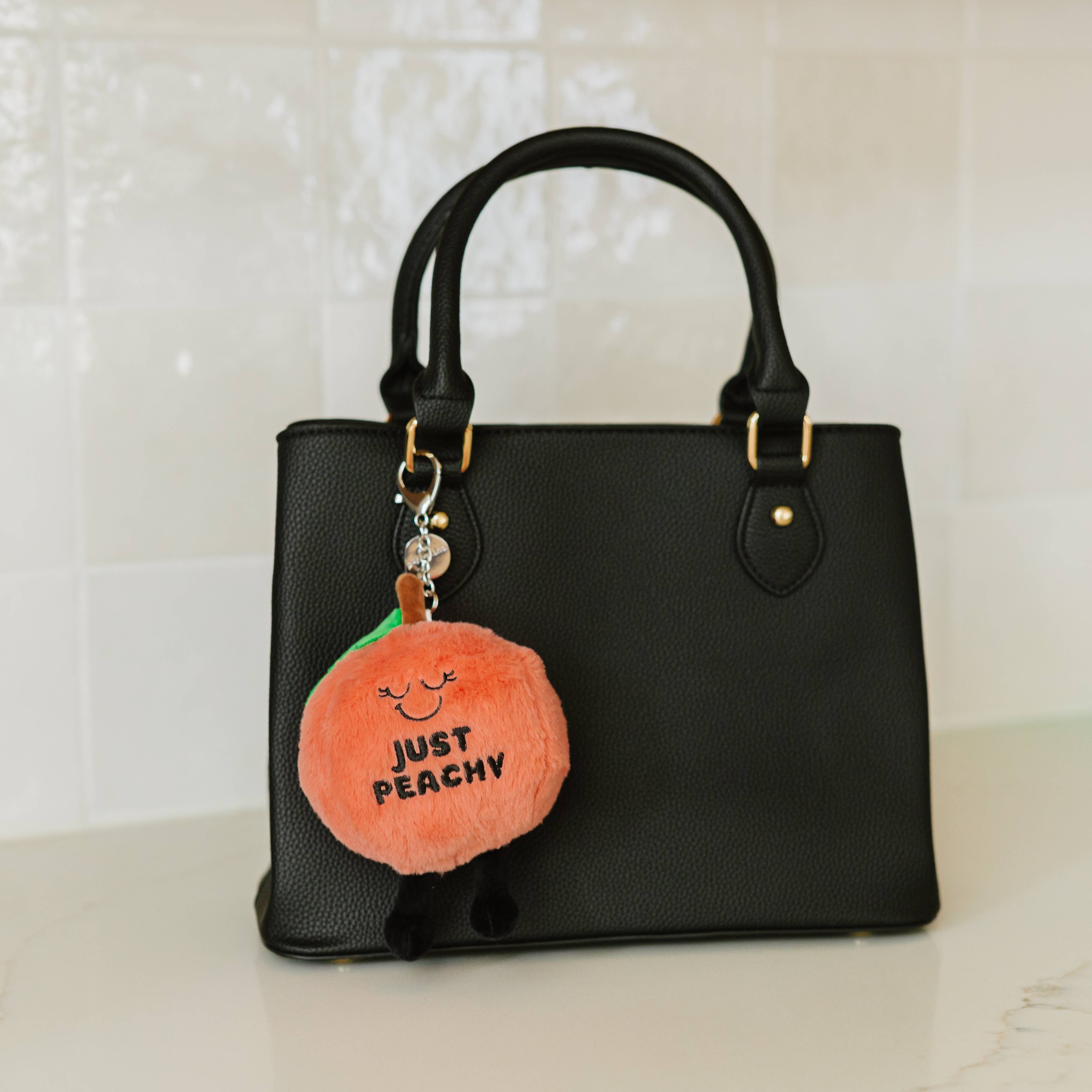 Plush Bag Charm Just Peachy