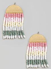 Pastels Semi Circle Earrings