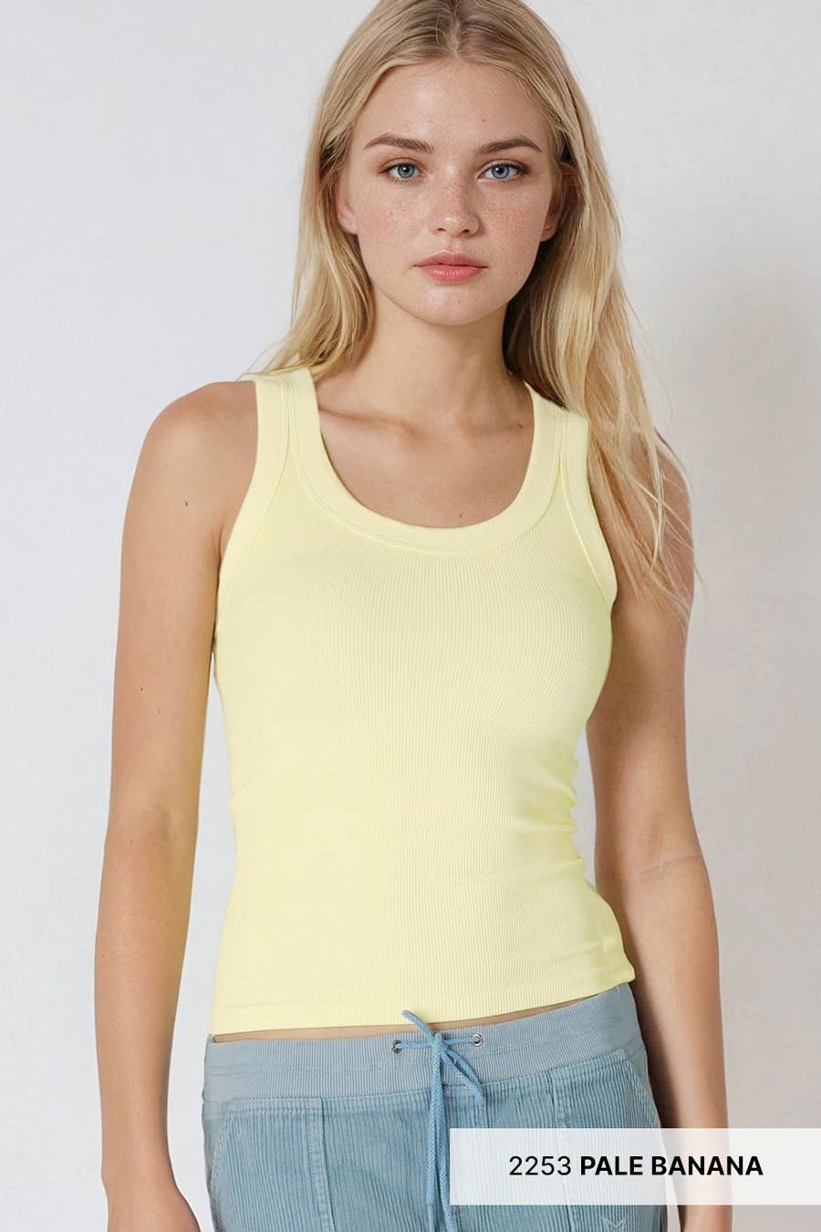 Pale Banana Reversible Tank Top