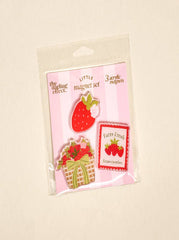 Little Magnet Set-Farm Fresh Strawberries