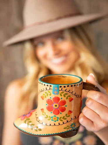 Folk Boot Mug