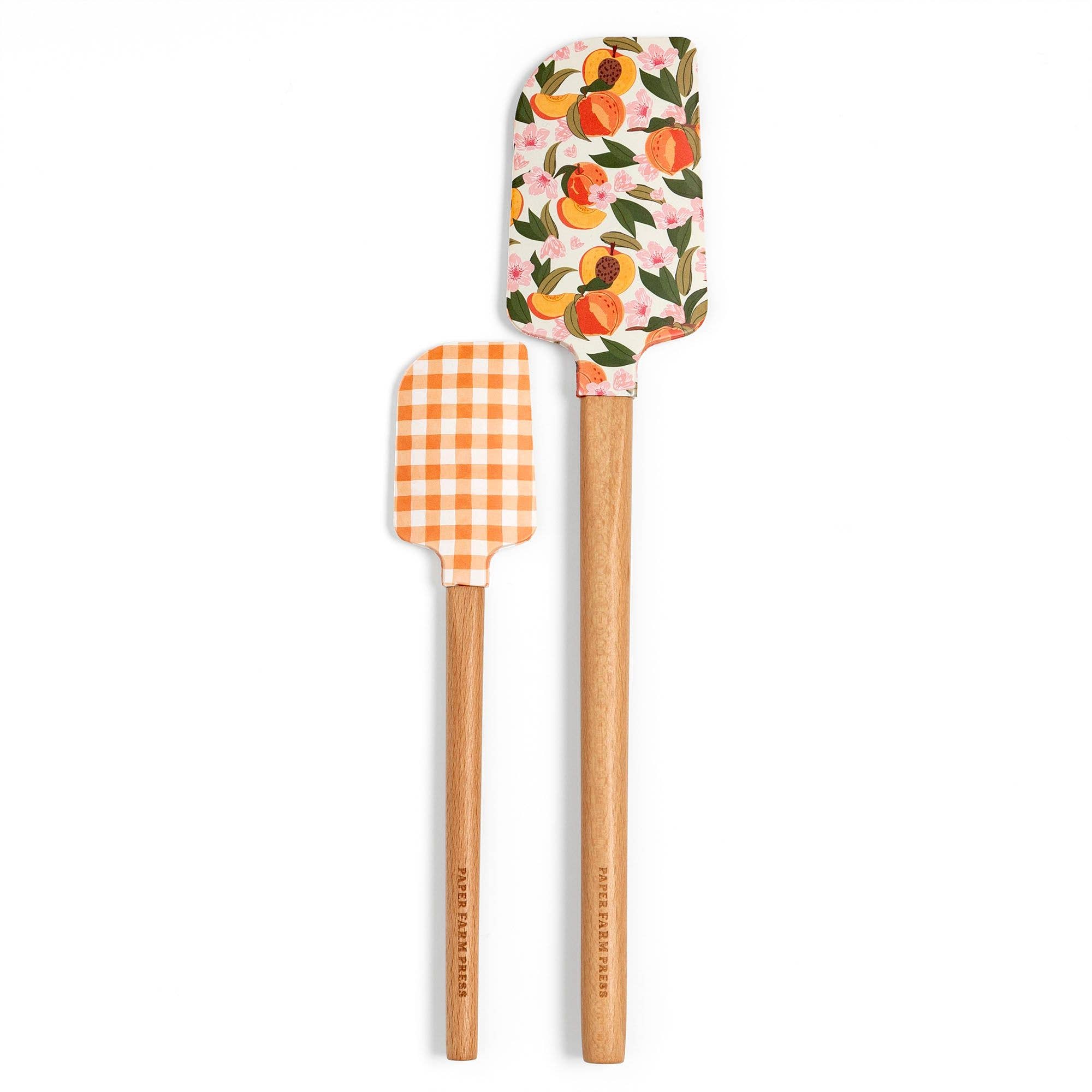 Peach Blossom Silicone Kitchen Spatulas
