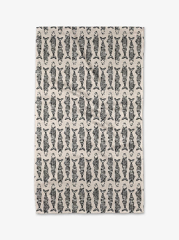 Fish Friends Tea Towel