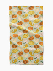 Pumpkins And Gourds Tea Towel