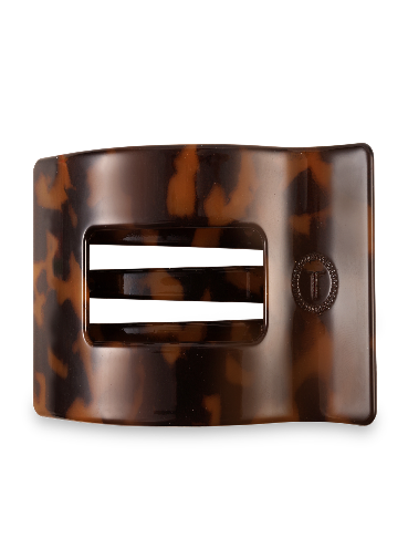 Flat Rectangle Hair Clip | Large | Tortoise
