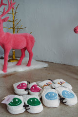 Pink Smiley Slippers