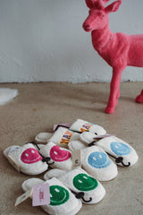Pink Smiley Slippers
