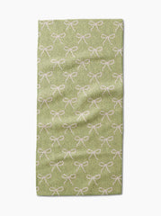 Lattice Bows Bar Towel