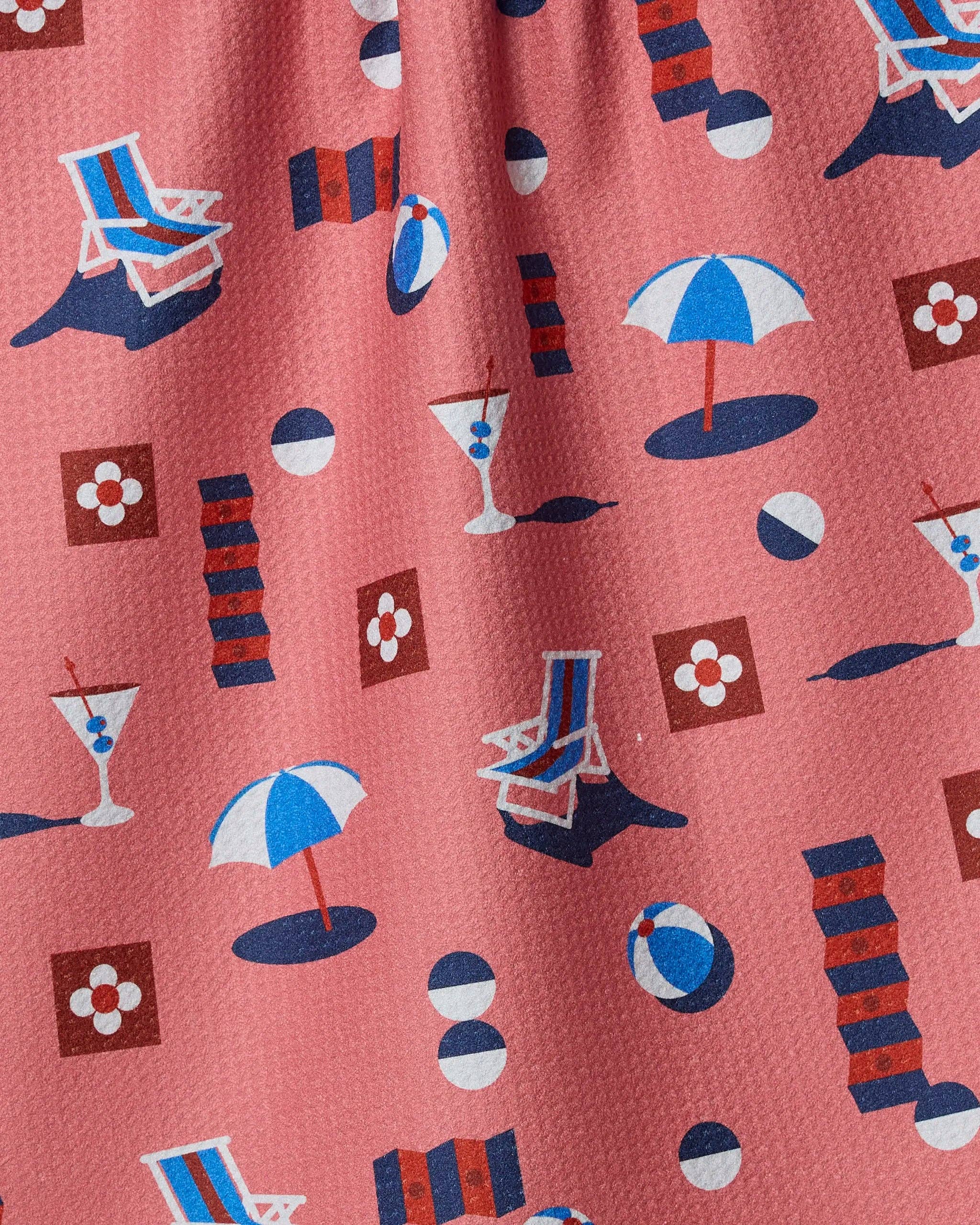 Geo Beach Day Tea Towel