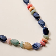 Organic Resin Bead Necklaces