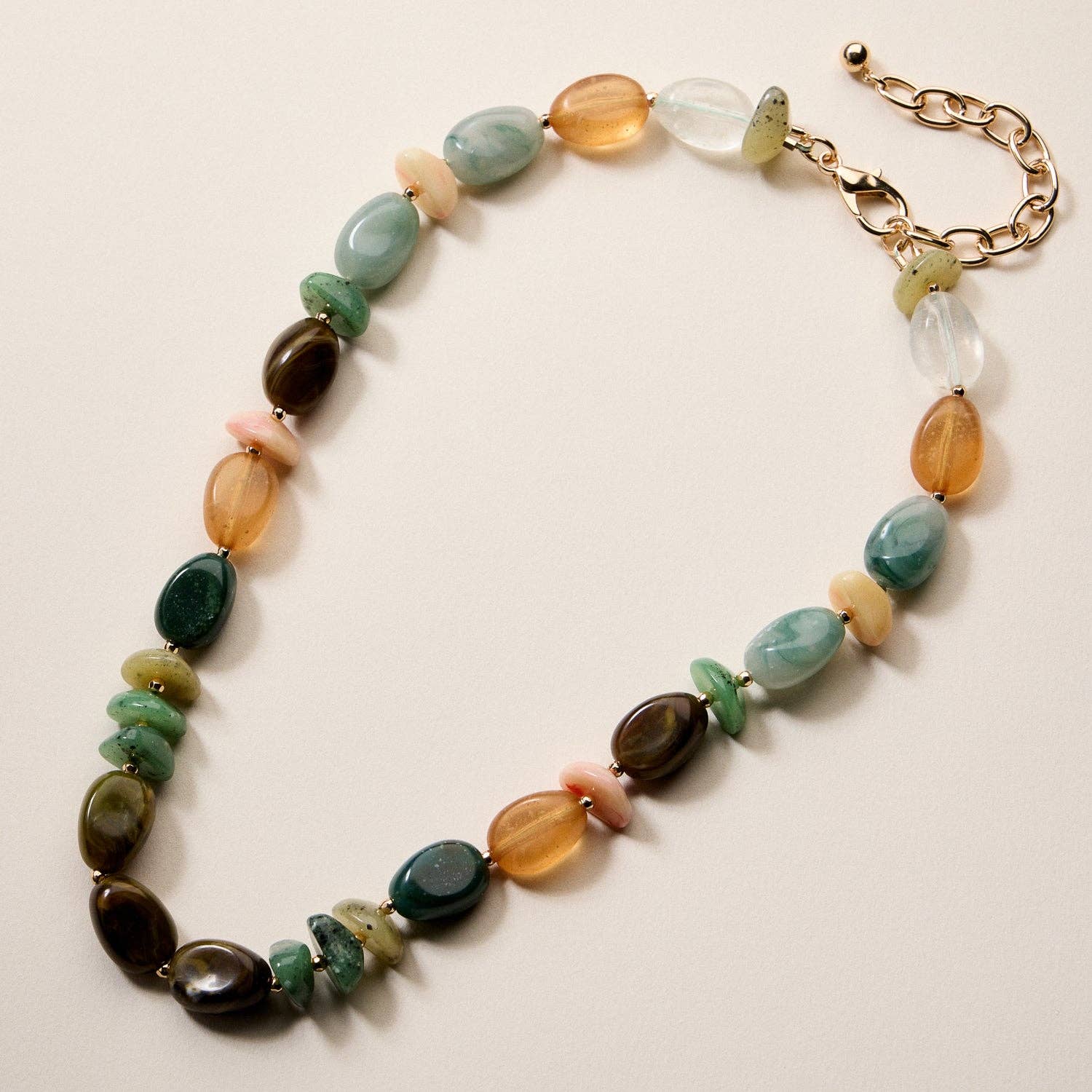 Organic Resin Bead Necklaces