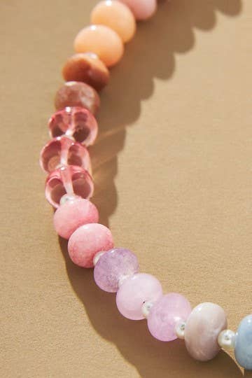NATURAL AGATE GLASS Necklace