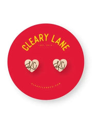 Kansas City Heart Stud Earrings