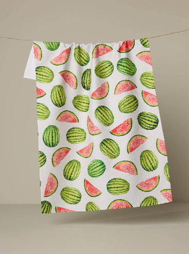 Melon Market Tea Towel