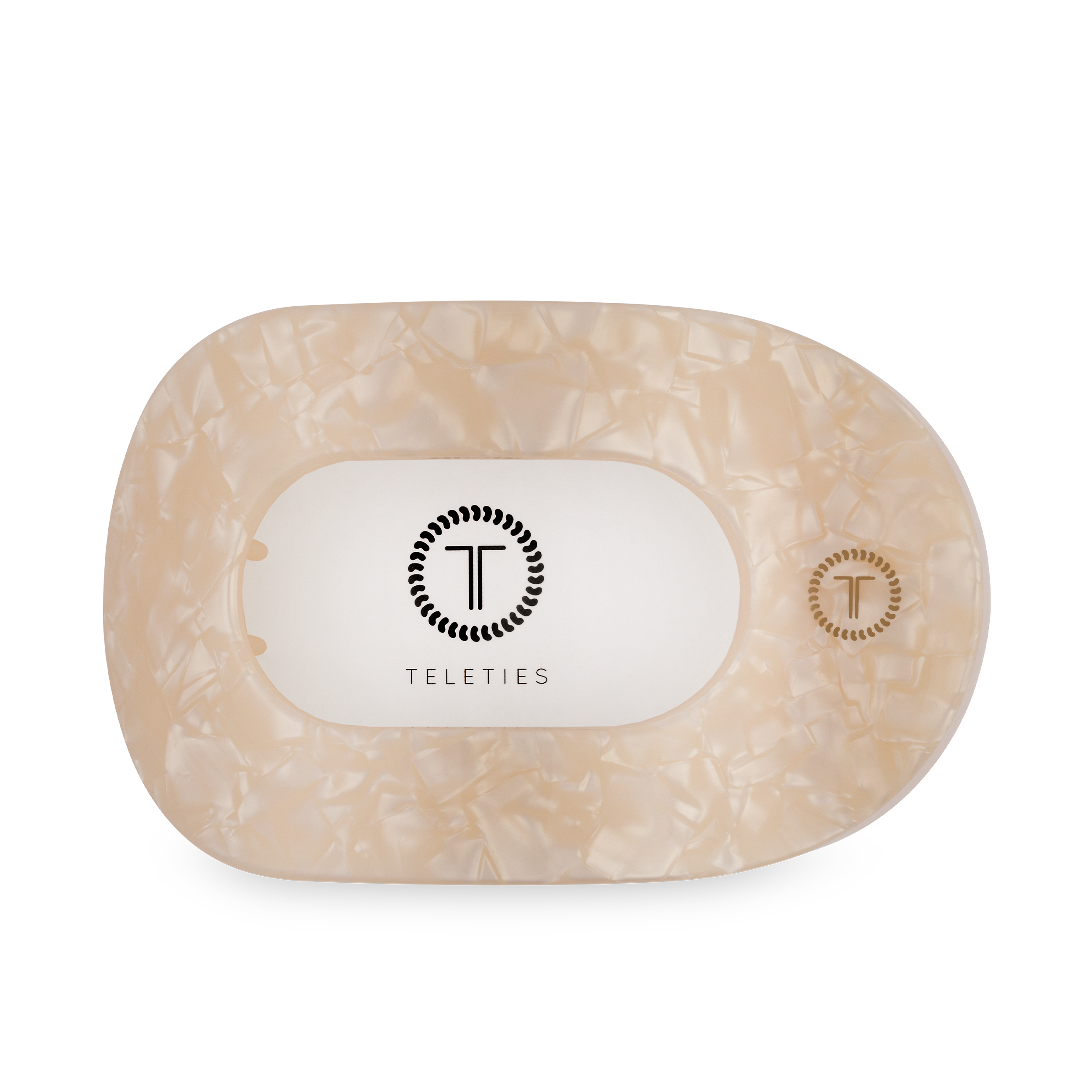 Flat Round Hair Clip | Large | Soft Surf