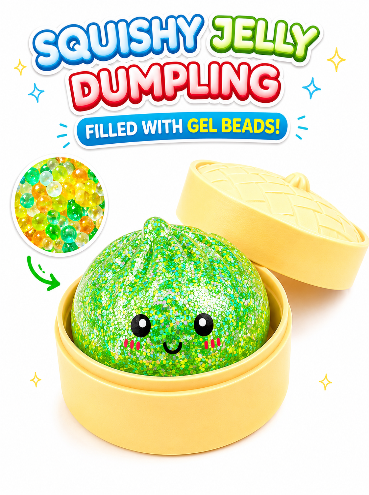 Glitter Dumpling Squishy