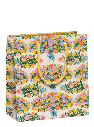 Flower Bouquet Gift Bag - Medium