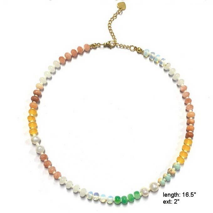 Natural Stone Semi-Precious Necklaces